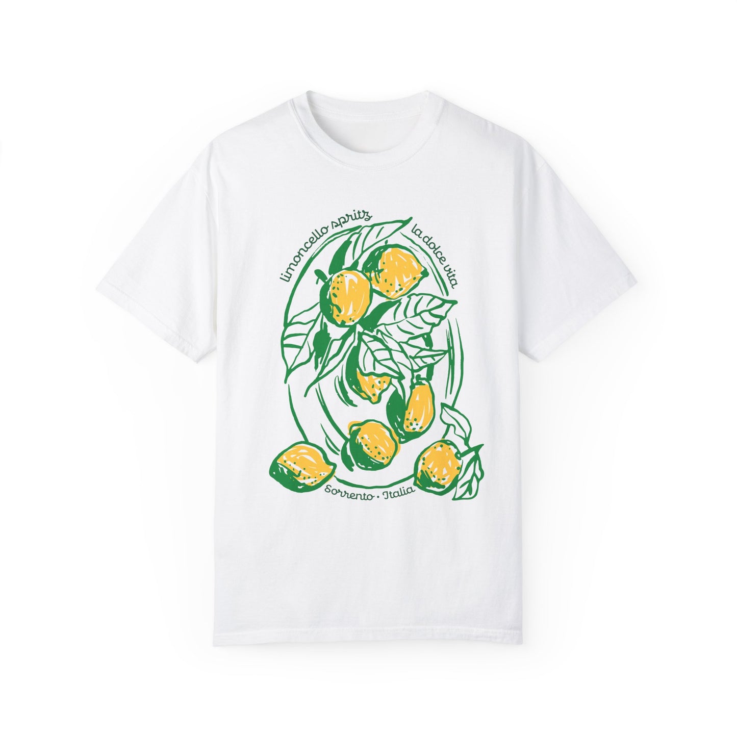 Limoncello Spritz Comfort ColorsĀ® Unisex T-Shirt, Italian Culture Tee, Sorrento Limoncello TShirt - Celebrate La Dolce Vita!