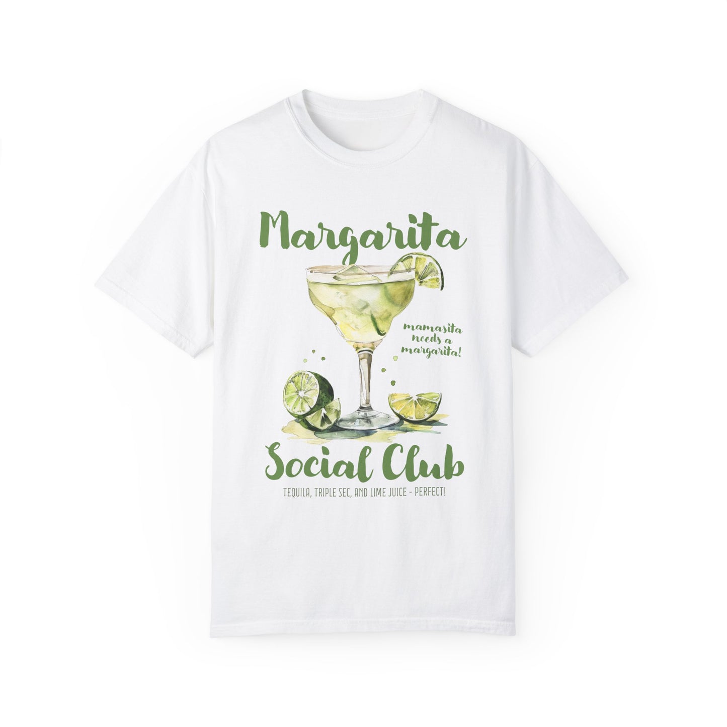 Margarita Social Club T-Shirt, Margarita Cocktail Tee for Party Lovers, Mamasita Needs a Margarita T Shirt, Summer Cocktail Beachwear