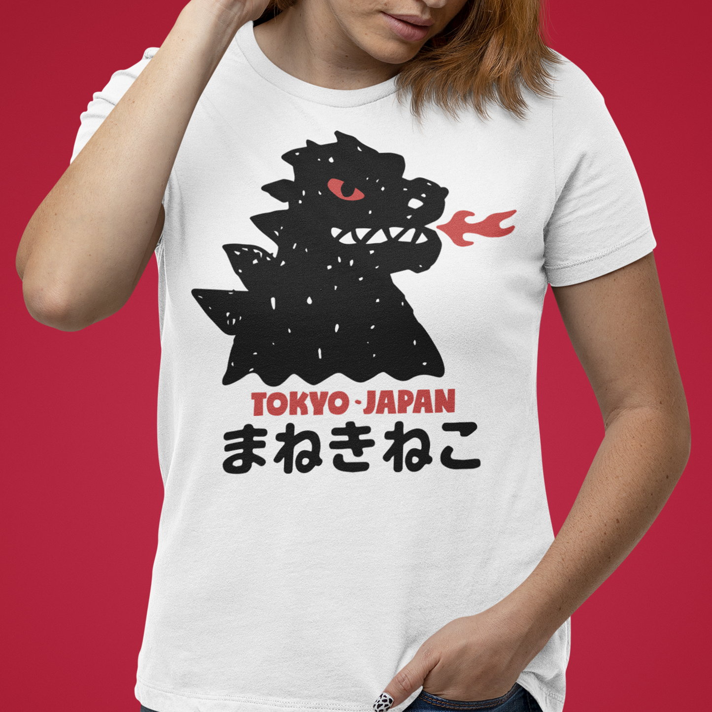 Godzilla Tokyo Short Sleeve Tee, Godzilla T Shirt, Monster Movie Lovers Gift