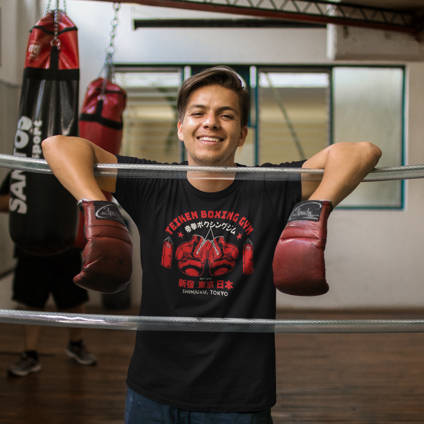 Teiken Boxing Gym Crewneck Tshirt, Japanese Boxing Gym Tee shirt, Great Gift for Boxers and Boxing Fans T-shirt