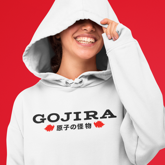 Godzilla Front and Back Graphic Hoodie, Gojira Monster Hoodie, Godzilla Hoodie Sweatshirt, Great Gift for Fans of Godzilla