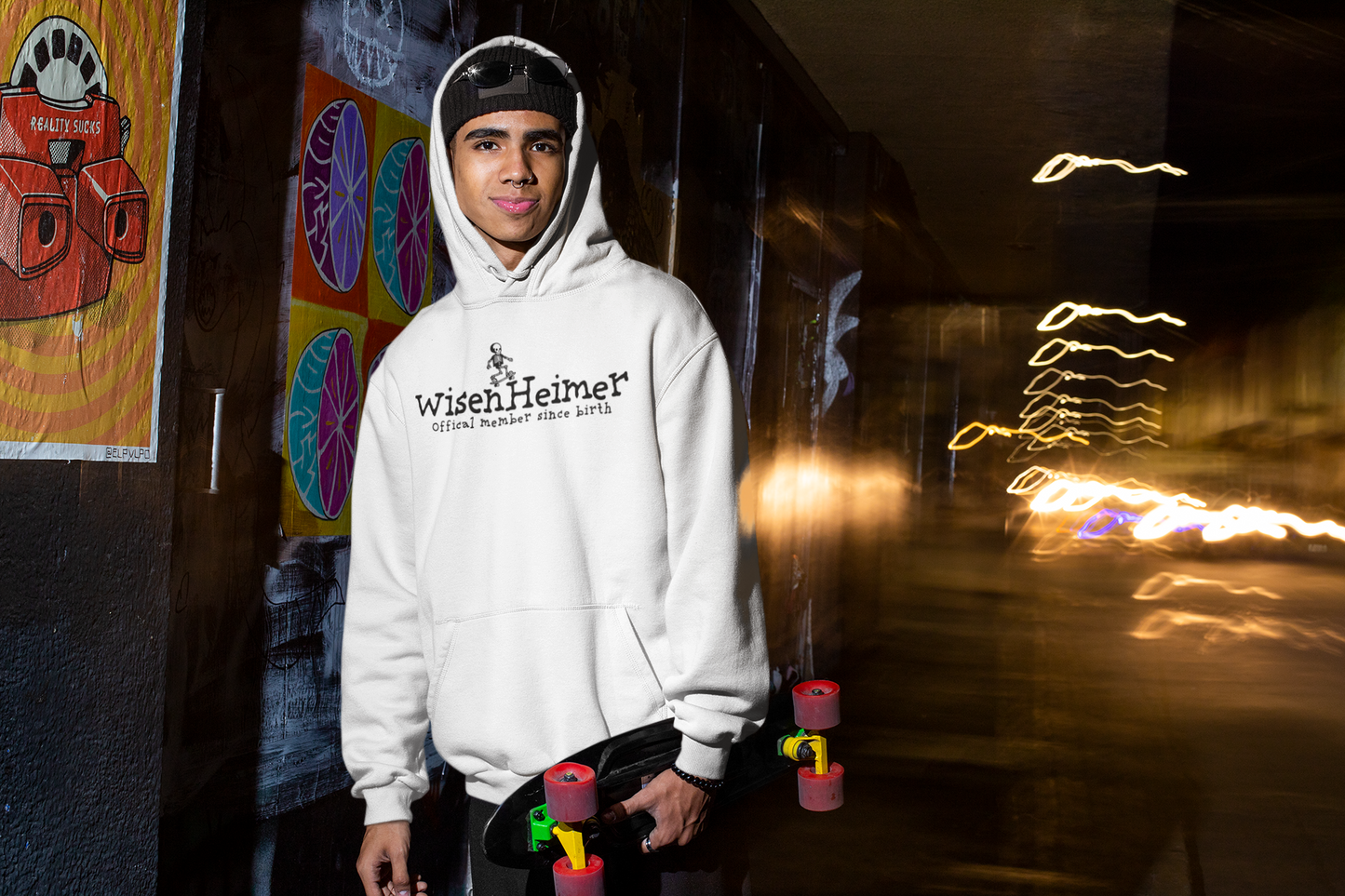 Wisenheimer Hooded Sweatshirt, Wisenheimer Hoodie, Smart Aleck Hoodie, Great Gift Skateboarders, Teens, Unisex Hoodie