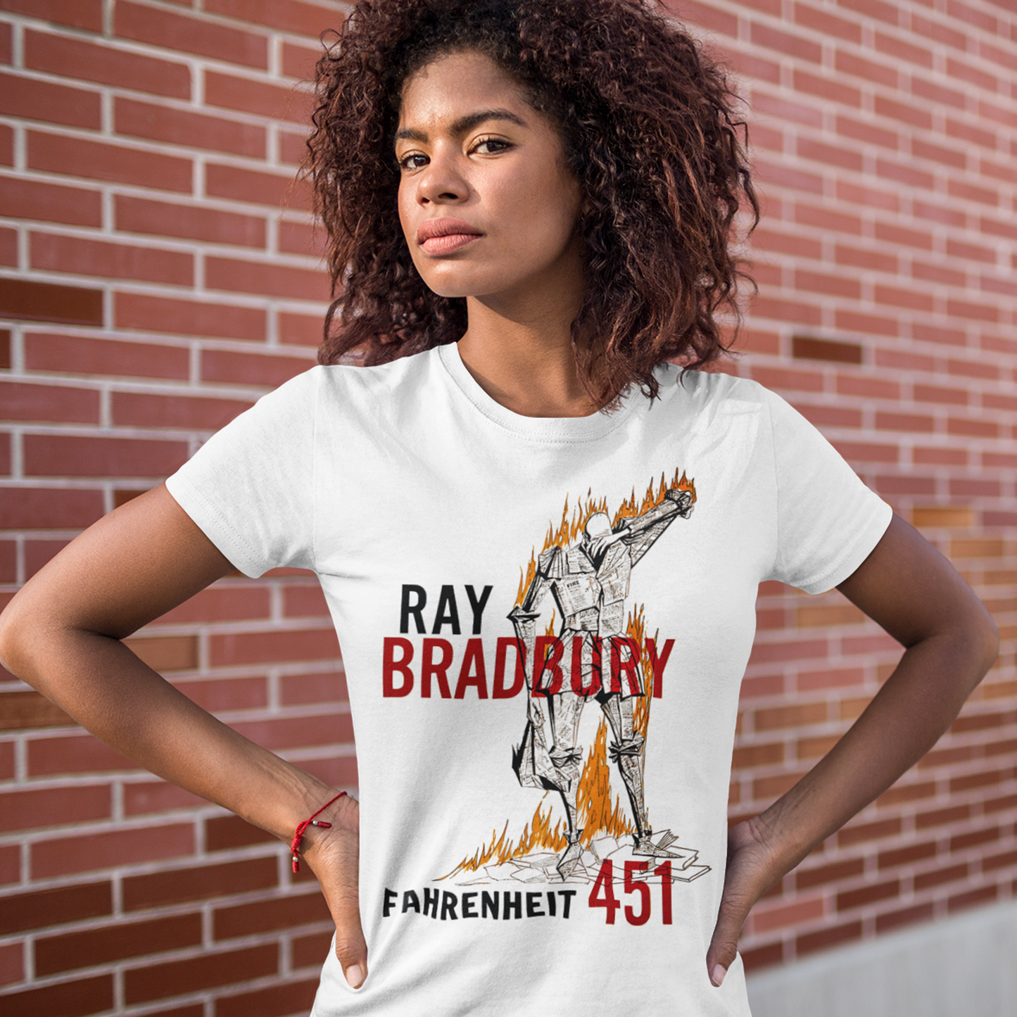 Fahrenheit 451 T Shirt, Ray Bradbury Shirt, Dystopian Shirt, Book Lovers Gift, Comfort Colors Garment-Dyed T-shirt