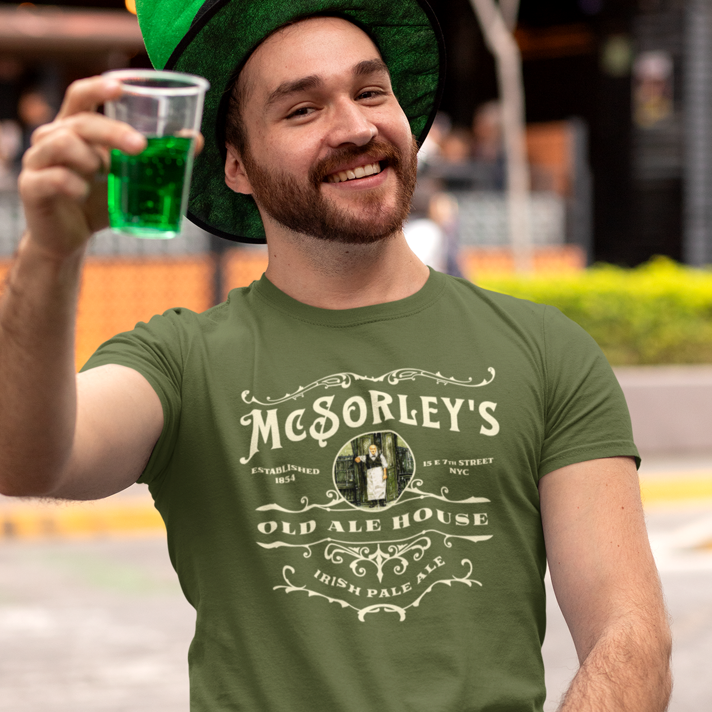 McSorley's Old Ale House T Shirt, McSorley's Comfort Colors® Garment-Dyed T-shirt, Pub Shirt, Drinking T Shirt, St Pat's Day Shirt