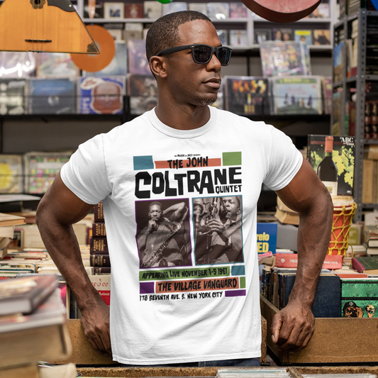 Vintage-Style John Coltrane Band T-shirt, Jazz Lover Comfort Colors® Tee, Jazz Apparel, Gift for Music Fans, Unisex Vintage Jazz T Shirt