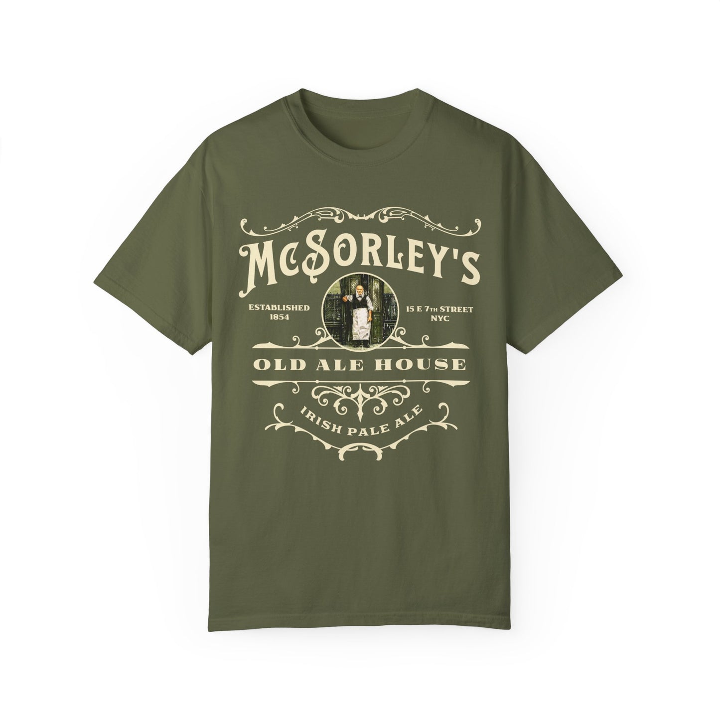 McSorley's Old Ale House T Shirt, McSorley's Comfort Colors® Garment-Dyed T-shirt, Pub Shirt, Drinking T Shirt, St Pat's Day Shirt